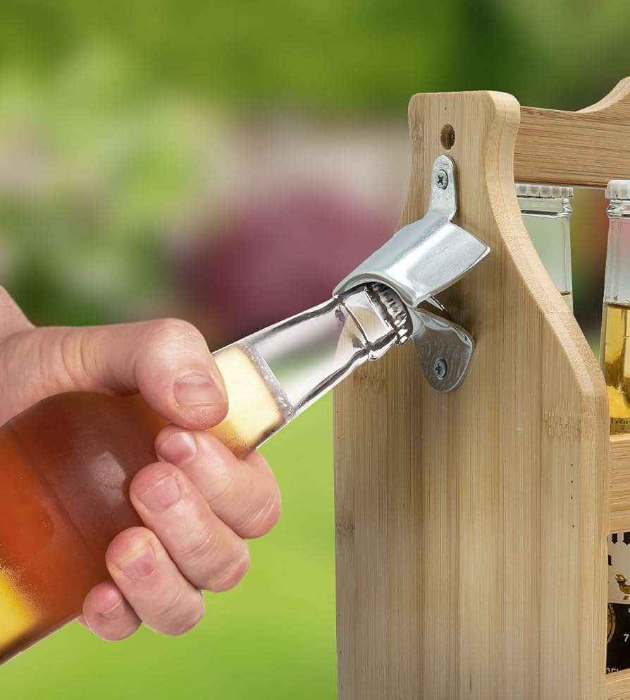 Amazon.com: Sorbus Wooden Bottle Caddy with Opener & Sampler